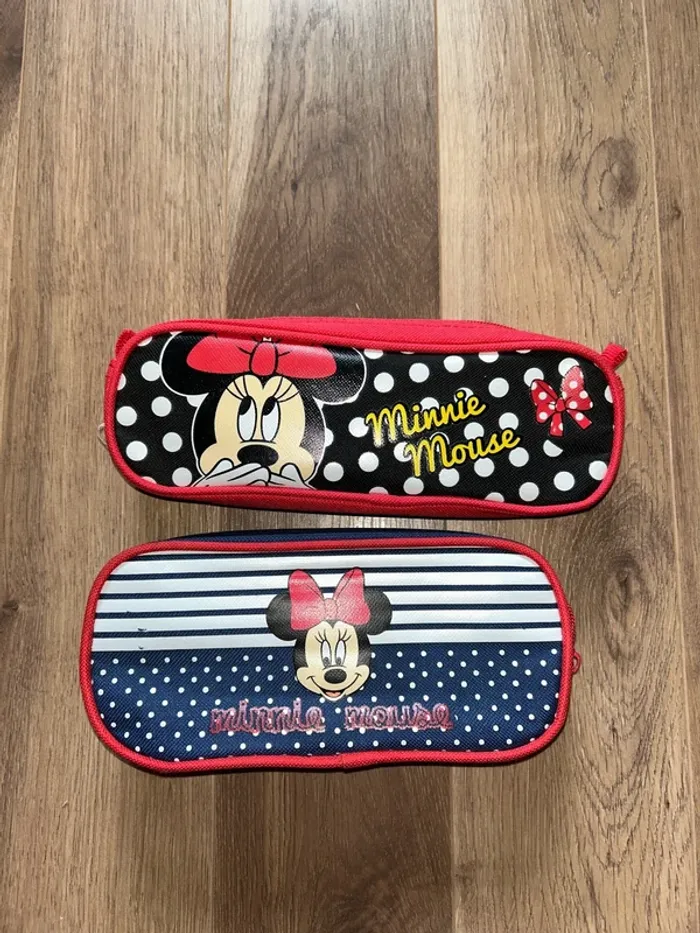 Lot de 2 trousses Minnie Disney