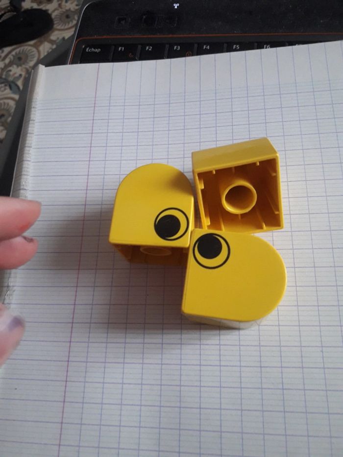 Lot 3 briques oeil yeux - photo numéro 2