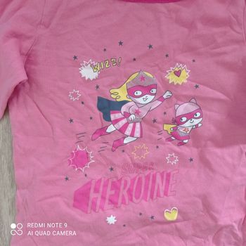 Pyjama rose 4ans Sergent Major