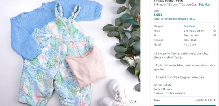 Fille 6 mois : rentrée en rose - photo numéro 2