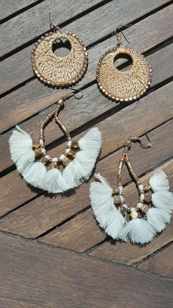 Lot de boucles d'oreilles