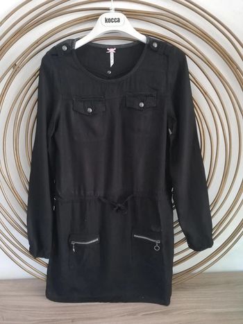 Robe noire manches longues Kaporal T10 ans