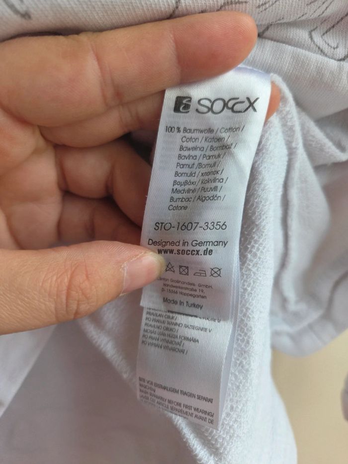 Blouse à manches longues blanche soccx, taille m - photo numéro 6