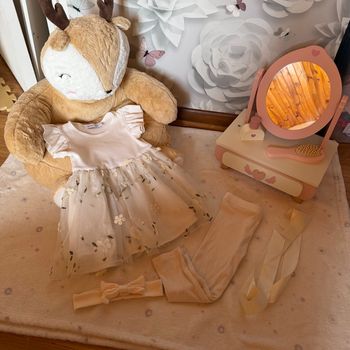 Jolie robe cérémonie fille - T18mois - Chicaprie 