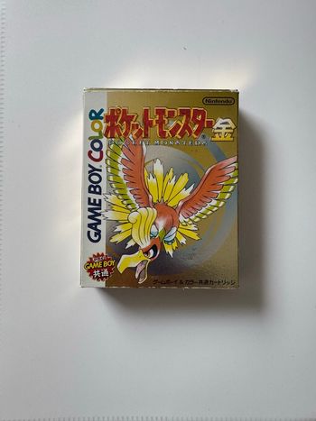 Jeu Game Boy Pokémon Or – Version Japonaise