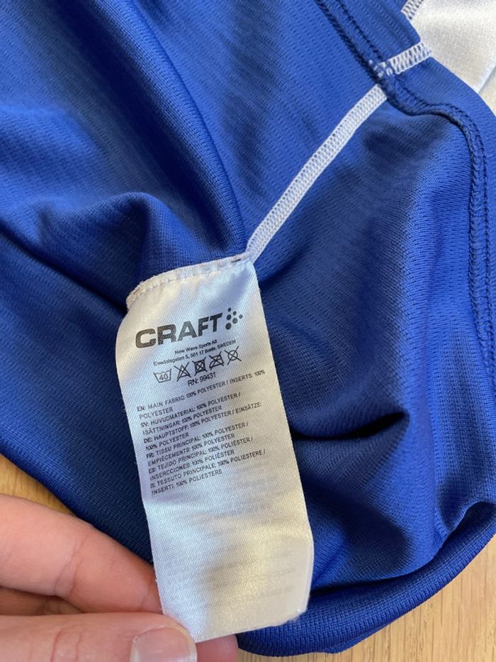 T-shirt sport bleu - Craft - 12/14ans - photo numéro 6