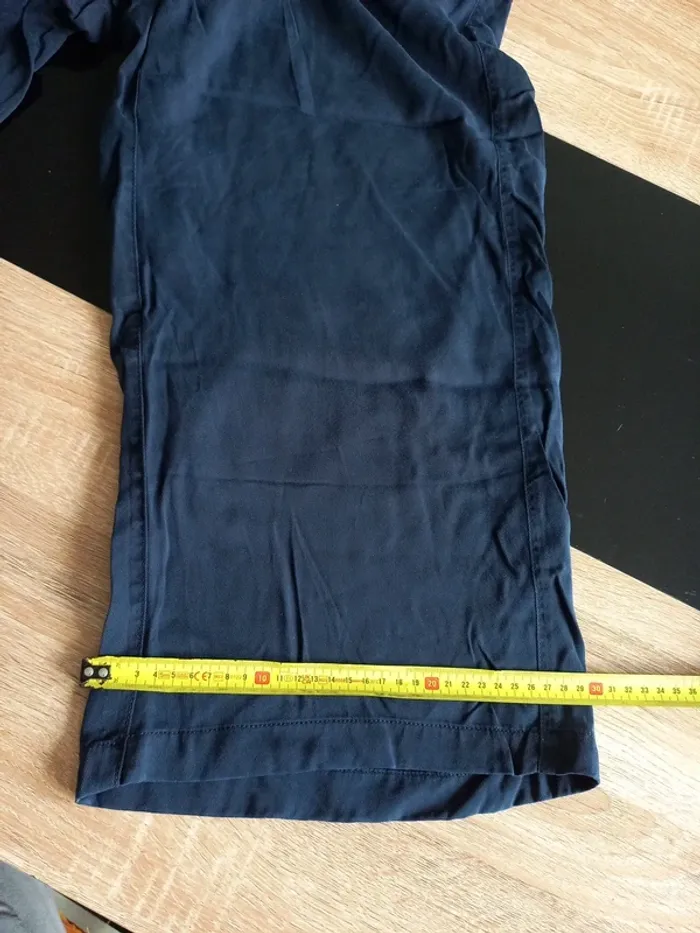 Pantalon en toile bleu marine L/XL - photo numéro 7