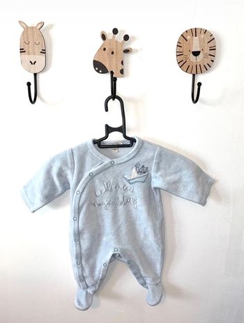 Pyjama en velours taille 0 mois