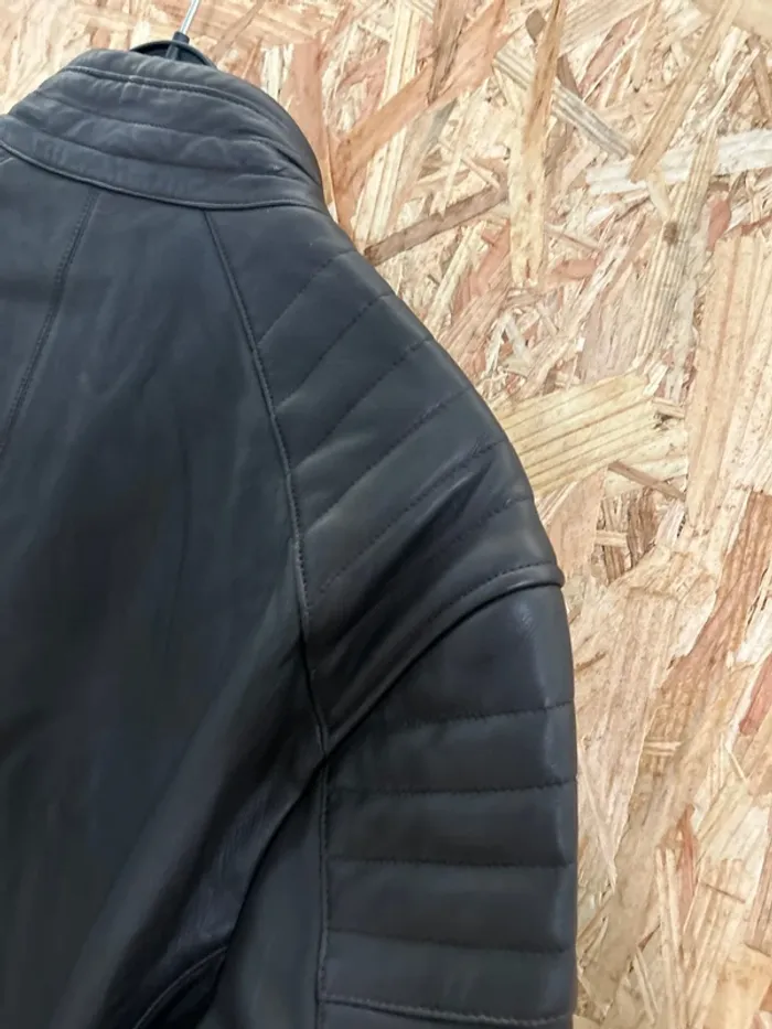 Veste en cuir mango MNG - photo numéro 14