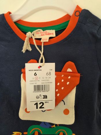 Pull / T-shirt manche longe DPAM Neuf