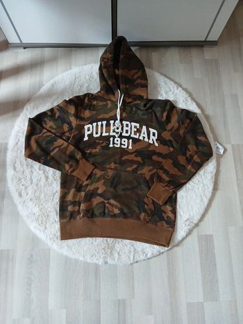 Sweat pull à capuche homme taille M militaire