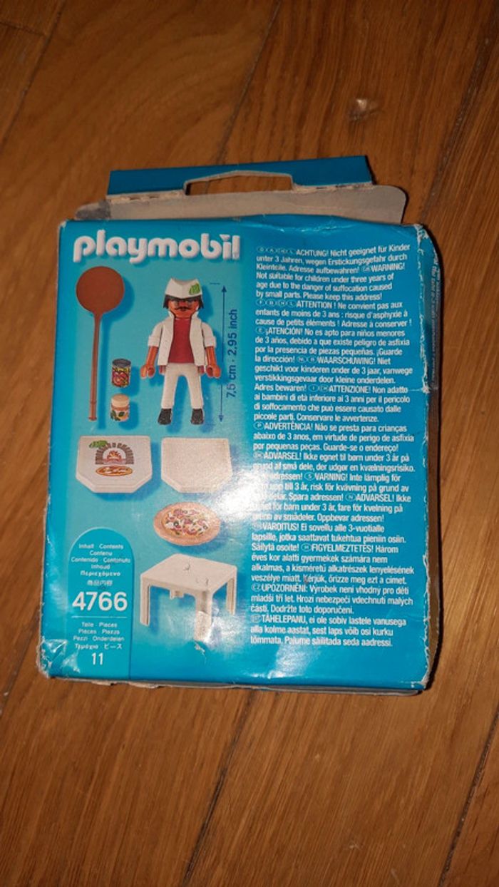Playmobil pizzaïolo - photo numéro 2