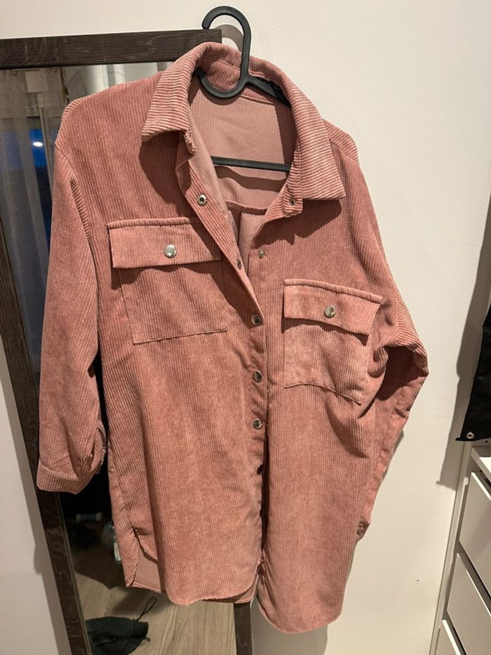 Robe chemise velours côtelé - photo numéro 3