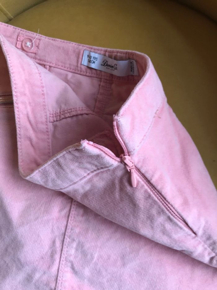 Primark jupe neuve taille 9 ans couleur rose poudrée - photo numéro 5