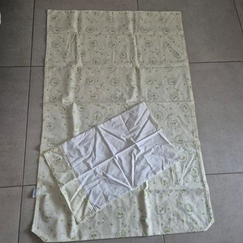 Parure de lit bébé housse + taie 120x77
