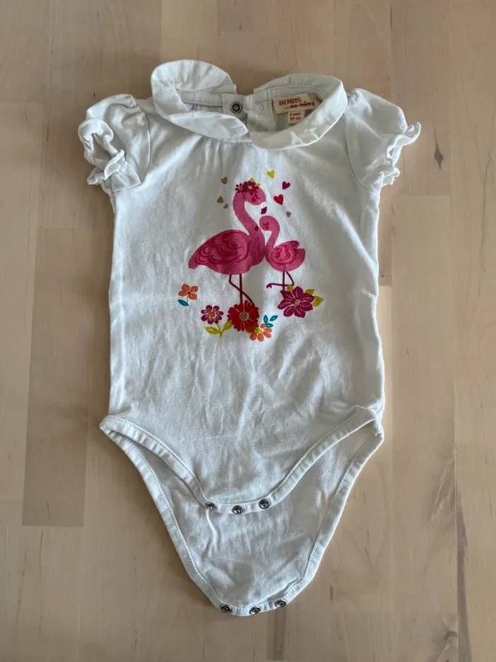 Lot 3 bodys manche courte - taille 3 mois - photo numéro 6