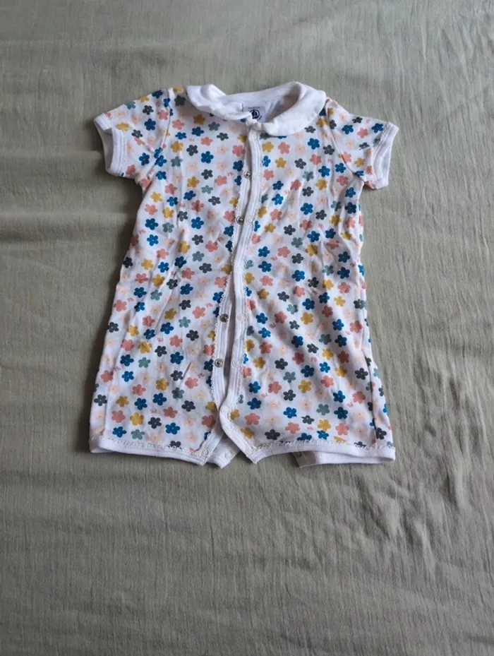 Combishort petit bateau 6 mois