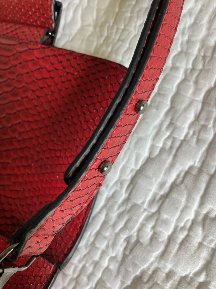 Sac baguette façon reptile - photo numéro 9