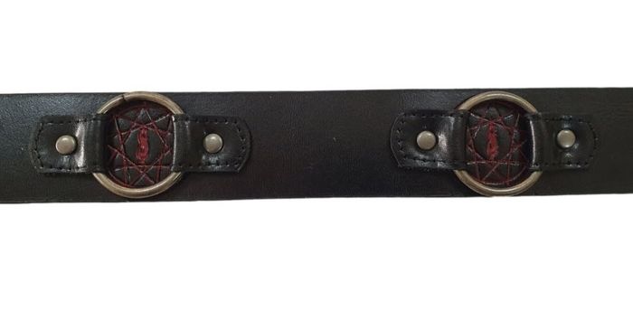 Ceinture officielle Slipknot noire et rouge - photo numéro 3