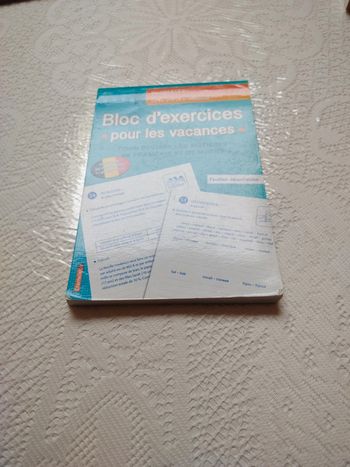 Bloc d'exercices pour les vacances
