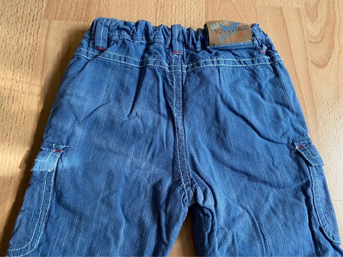 Beau pantalon jean bleu Sergent Major T. 12 mois/74 cm garçon TBE - photo numéro 4