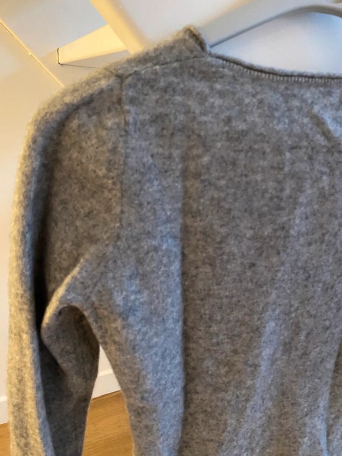 Pull en cachemire gris clair - photo numéro 5