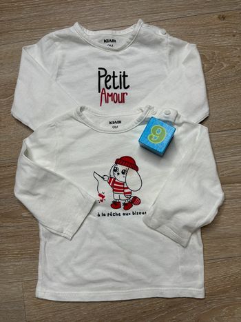 Lot 3 tee shirt manche longue