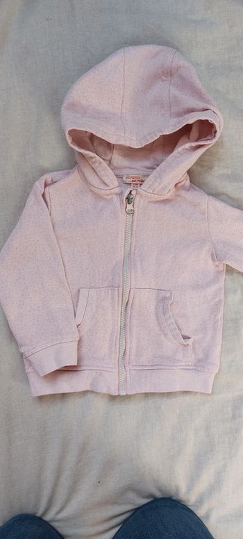 Gilet à capuche 2 ans