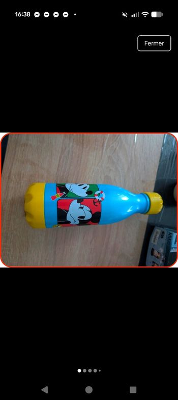 Gourde Mickey Mouse Disney - 560ml - Neuve