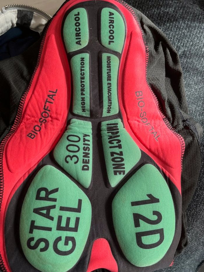 Accessoire cyclisme shorty amorti gel - photo numéro 4