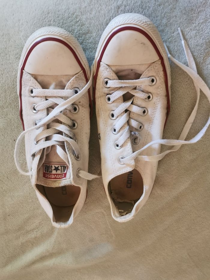 Converse blanches basses