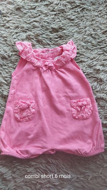 Combi short 6 mois