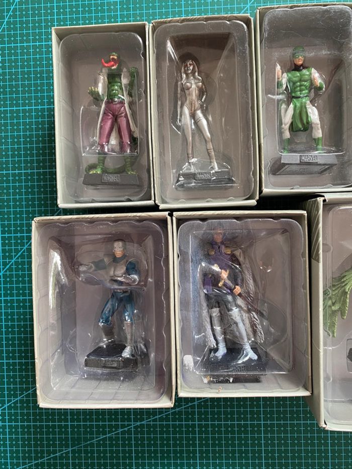Lot 7 Figurines Marvel Super Heroes Eaglemoss - Lizard Vulture Balder etc - 2008 - 2019 Disney - photo numéro 2