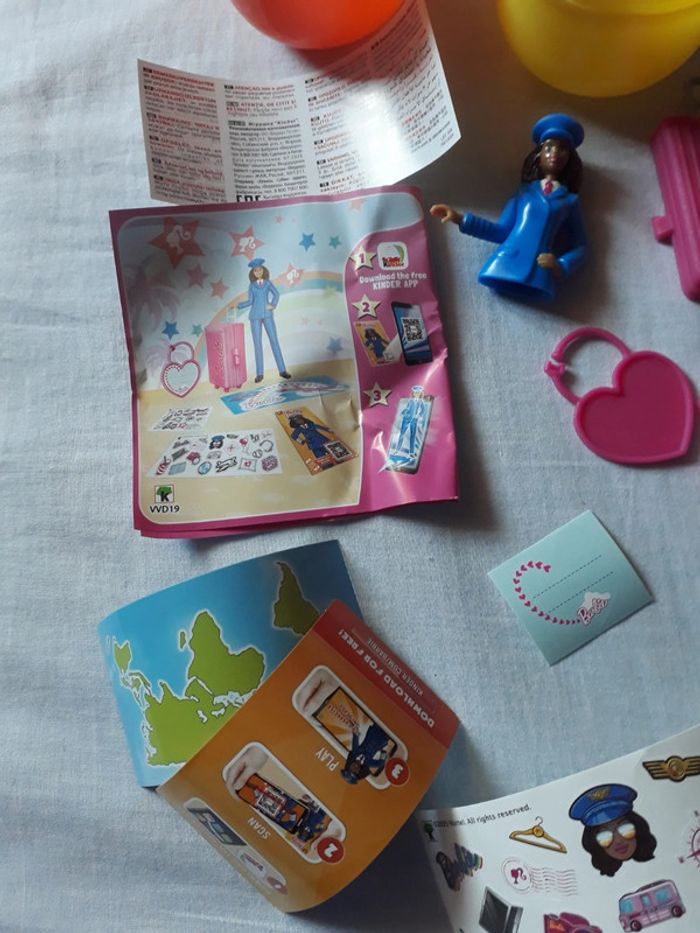 Figurine kinder Suprise Barbie + BPZ - VVD19 - photo numéro 2