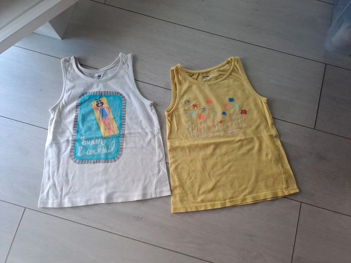 Lot tshirt fille 5ans