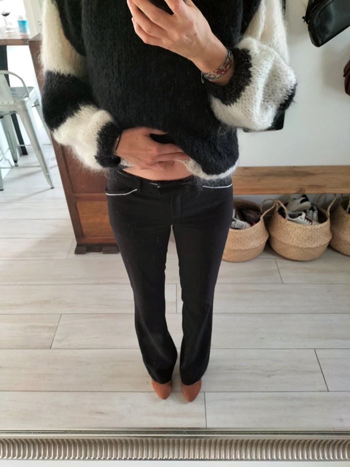 Pantalon habillé droit noir Naf Naf 36