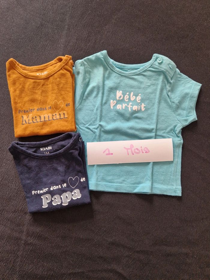 Lot de trois tee-shirts