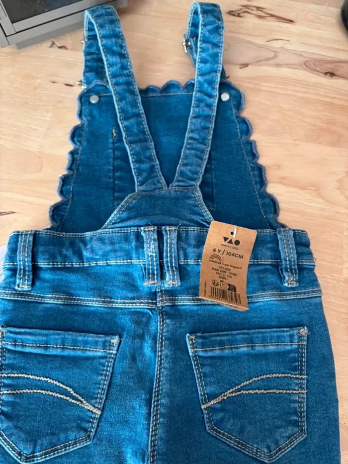 👖Salopette Tape à l’Œil neuve – Taille 4 ans 👖 - photo numéro 7