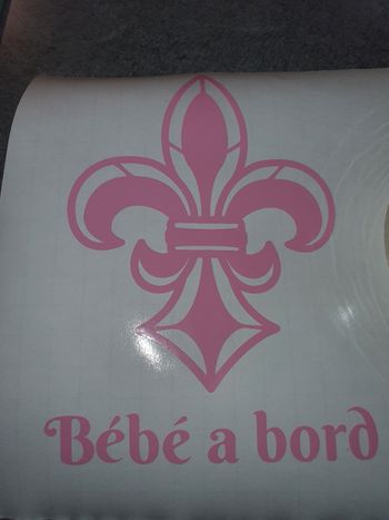 Stickers voiture fleur de lys