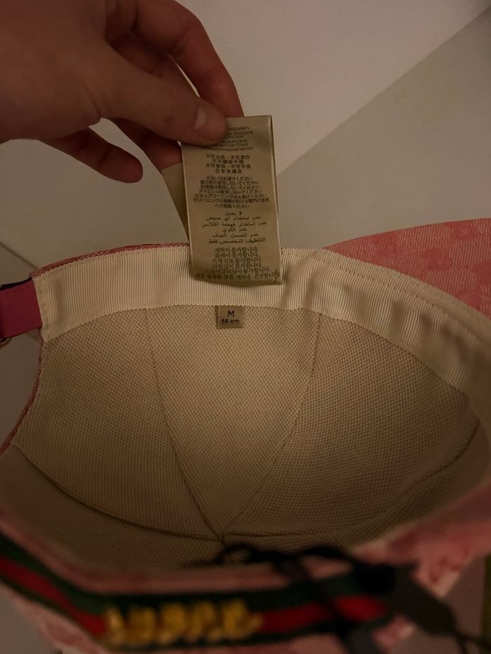 Casquette Gucci palace rose M - photo numéro 10