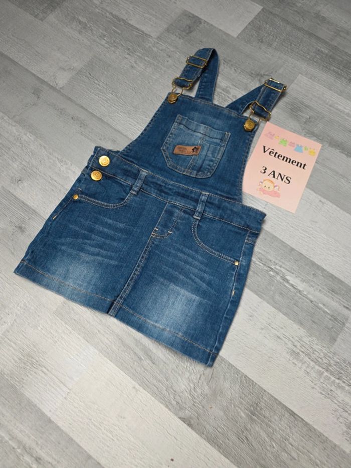 Robe salopette fille 3 ans - photo numéro 2