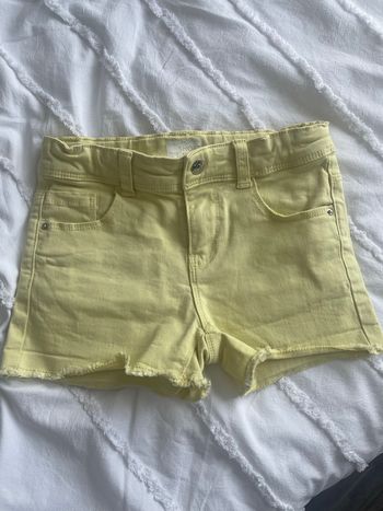 Short Kiabi 7 ans jaune 