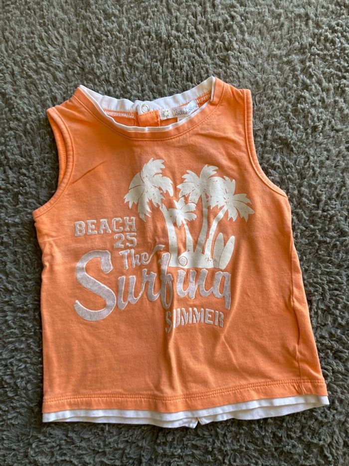 Teeshirt MC orange 18 mois