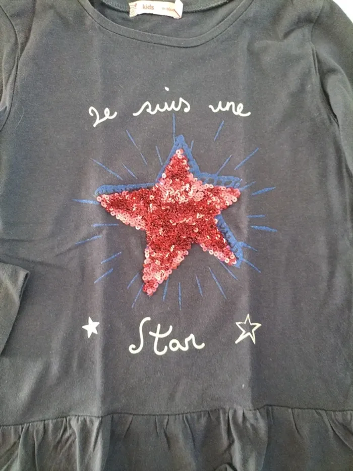 T-shirt manche longue etoile - photo numéro 2