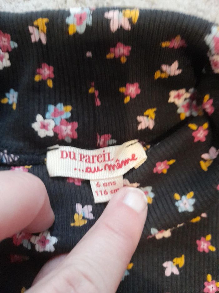 Tee shirt manches longues avec col - photo numéro 4