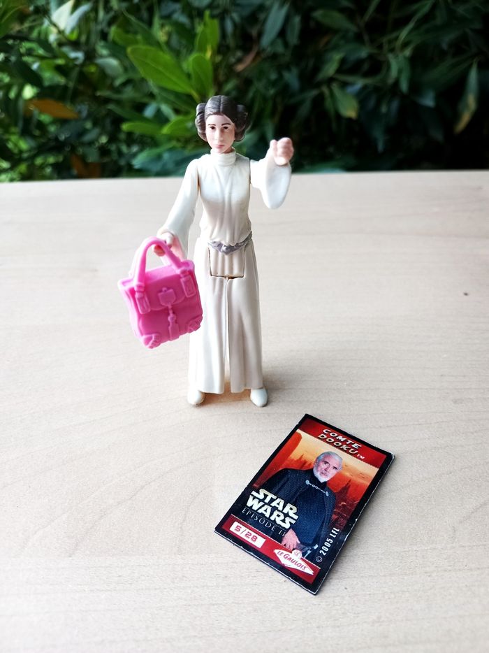 Figurine miniature Star Wars princesse Leia articulée