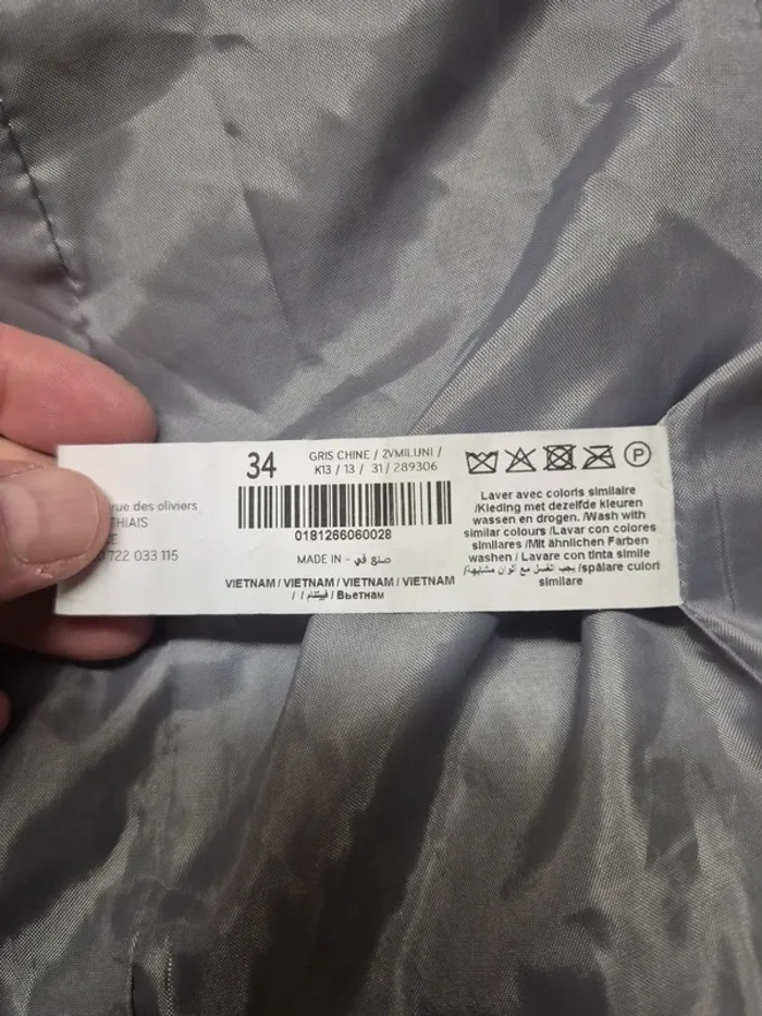 Blazer gris - photo numéro 4