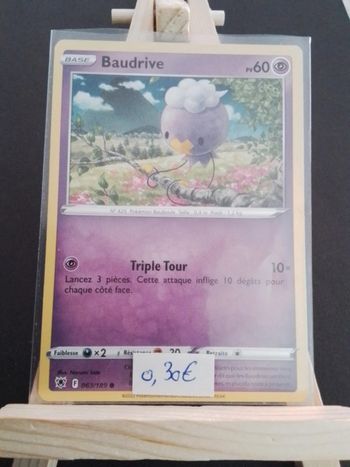 Carte Pokémon Baudrive 63/189