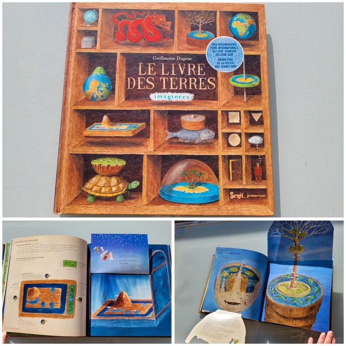 Superbe livre animé à flaps 🌎 Le Livre des Terres imaginées 🌐 68