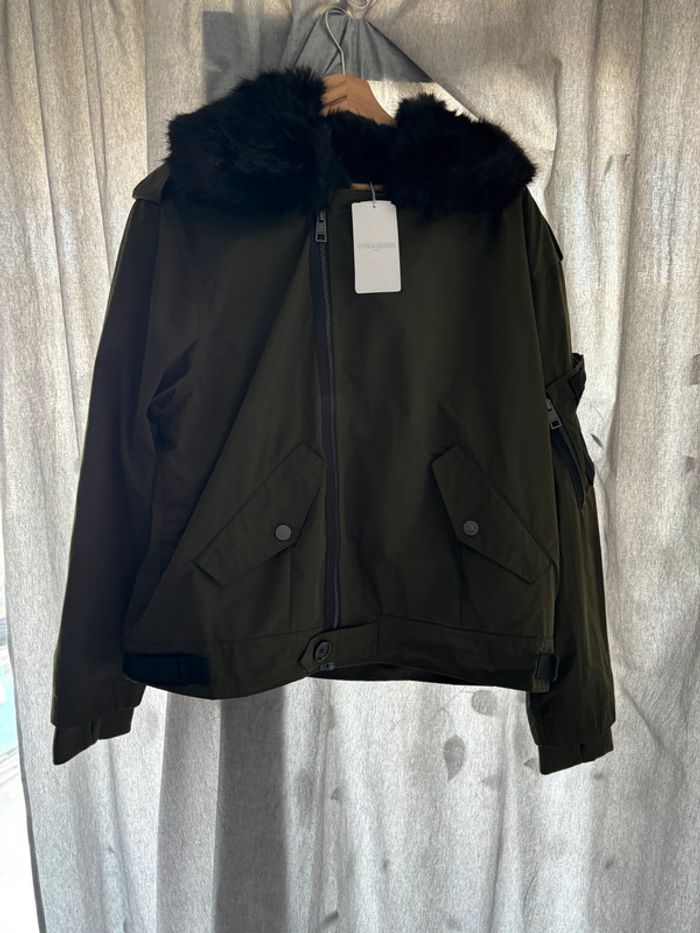 Blouson veste pour femme Zadig&Voltaire fausse fourrure taille L - photo numéro 2